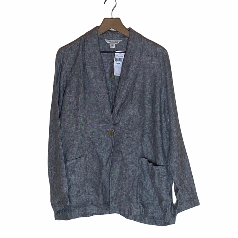 Coldwater Creek Charcoal Blazer in Size Large